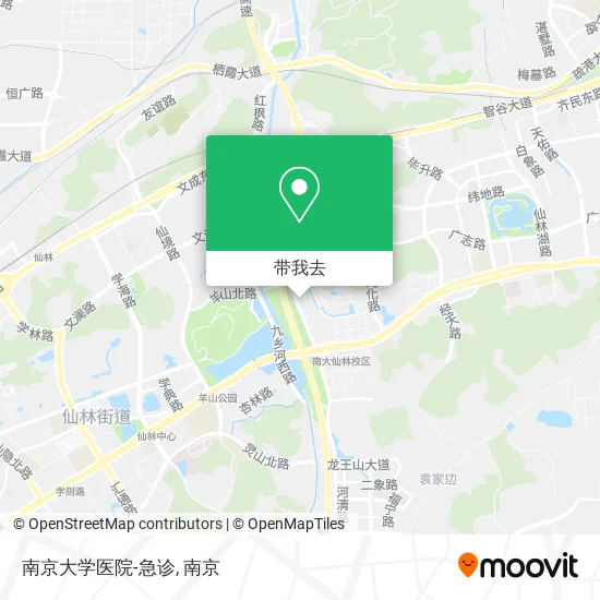 南京大学医院-急诊地图