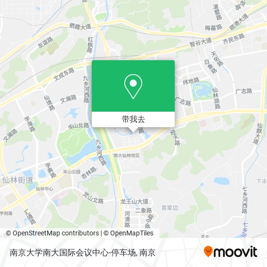 南京大学南大国际会议中心-停车场地图