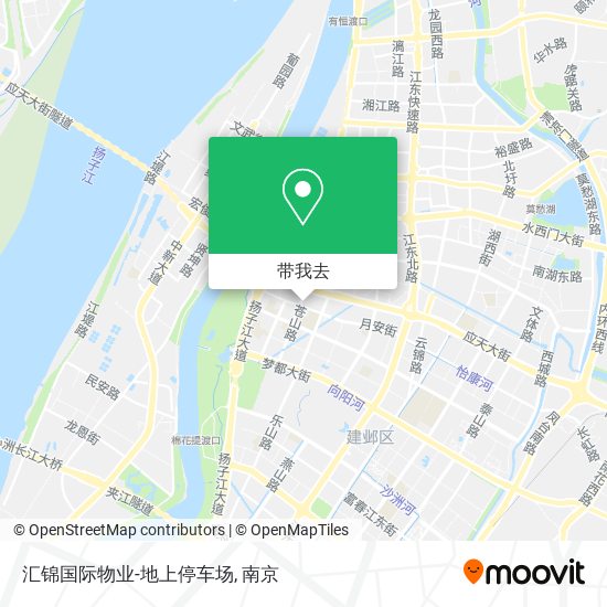 汇锦国际物业-地上停车场地图