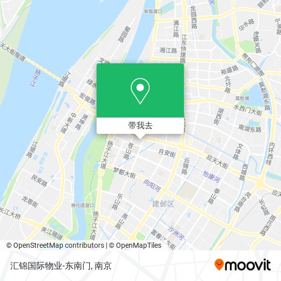 汇锦国际物业-东南门地图