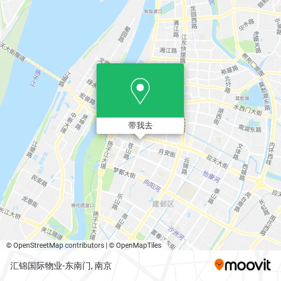 汇锦国际物业-东南门地图