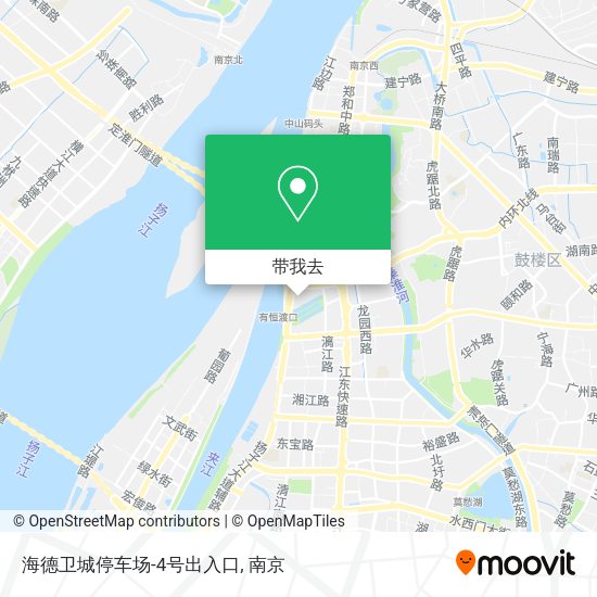 海德卫城停车场-4号出入口地图