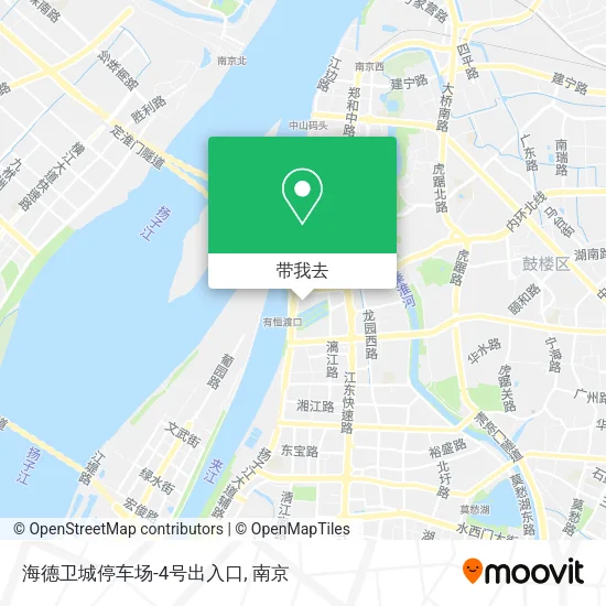 海德卫城停车场-4号出入口地图