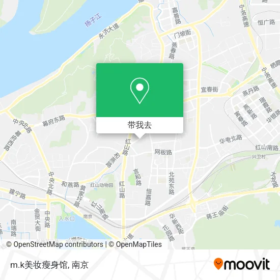 m.k美妆瘦身馆地图