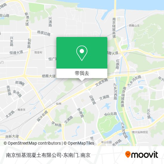 南京恒基混凝土有限公司-东南门地图