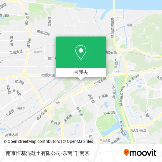 南京恒基混凝土有限公司-东南门地图