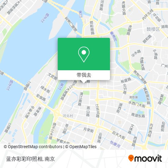 蓝亦彩彩印照相地图