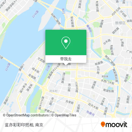 蓝亦彩彩印照相地图