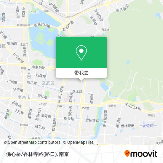 佛心桥/香林寺路(路口)地图