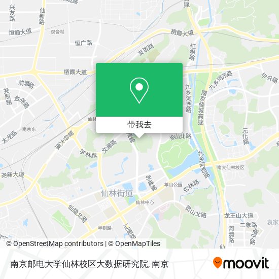 南京邮电大学仙林校区大数据研究院地图