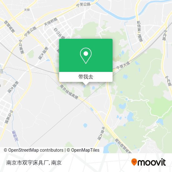 南京市双宇床具厂地图