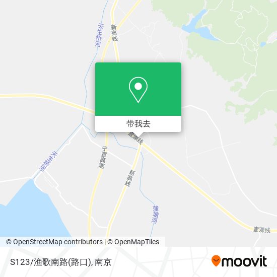 S123/渔歌南路(路口)地图