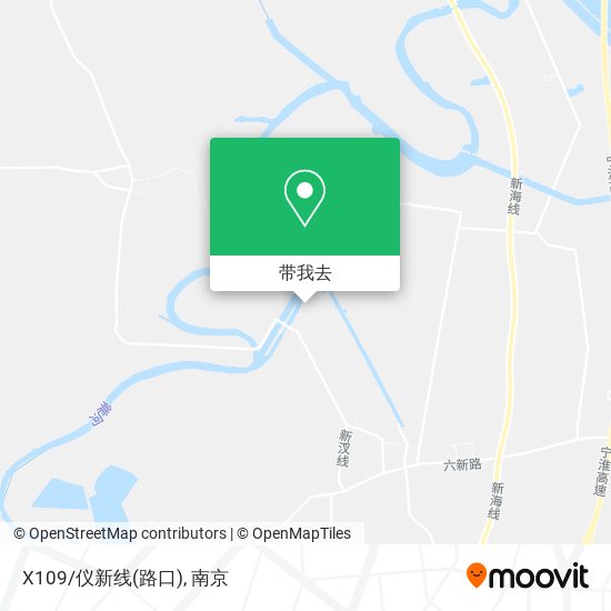 X109/仪新线(路口)地图
