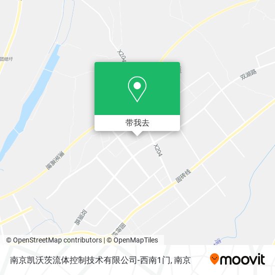 南京凯沃茨流体控制技术有限公司-西南1门地图