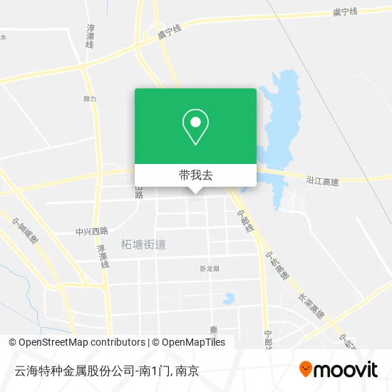 云海特种金属股份公司-南1门地图