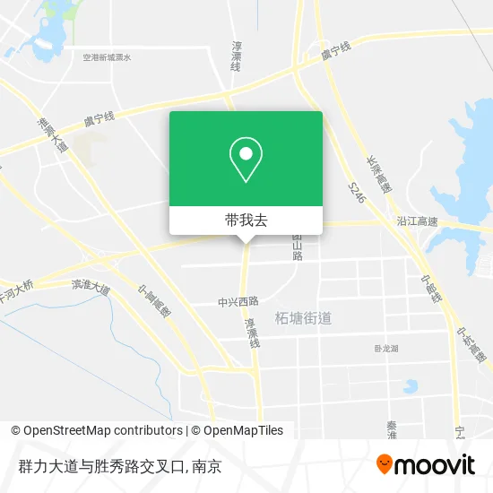 群力大道与胜秀路交叉口地图