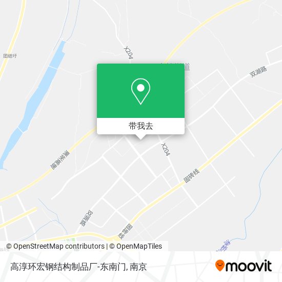 高淳环宏钢结构制品厂-东南门地图