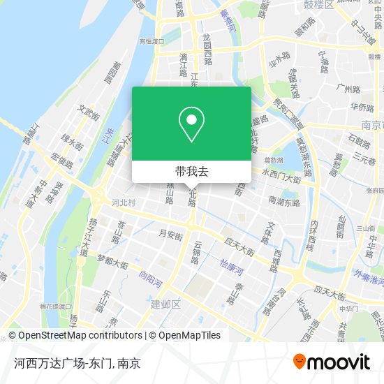 河西万达广场-东门地图