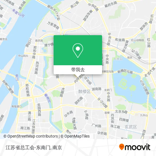 江苏省总工会-东南门地图