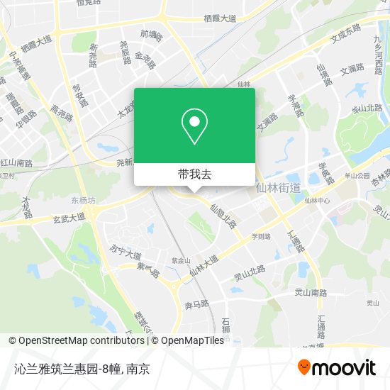 沁兰雅筑兰惠园-8幢地图