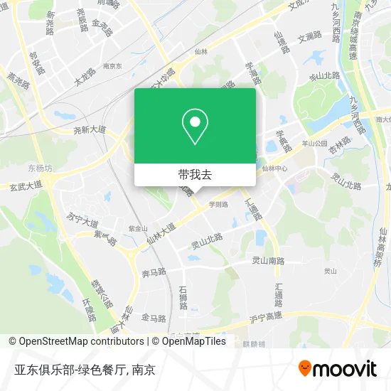 亚东俱乐部-绿色餐厅地图