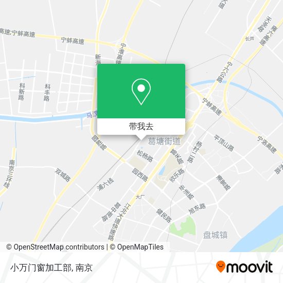 小万门窗加工部地图