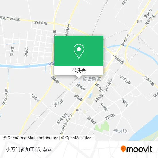 小万门窗加工部地图