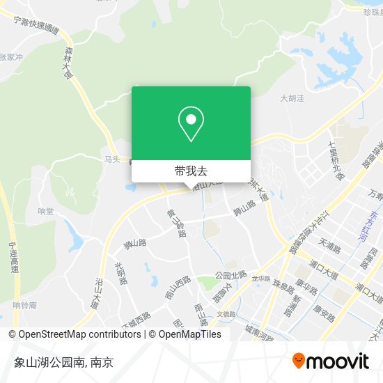 象山湖公园南地图