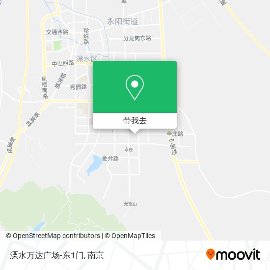 溧水万达广场-东1门地图