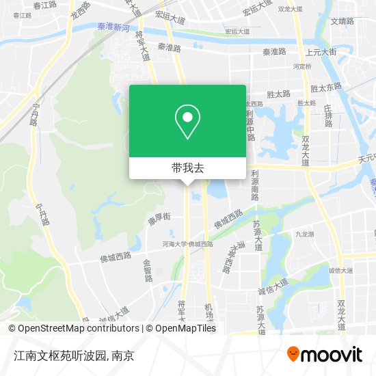 江南文枢苑听波园地图