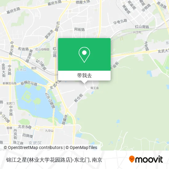 锦江之星(林业大学花园路店)-东北门地图