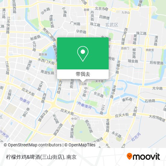 柠檬炸鸡&啤酒(三山街店)地图