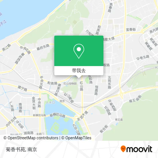 菊香书苑地图