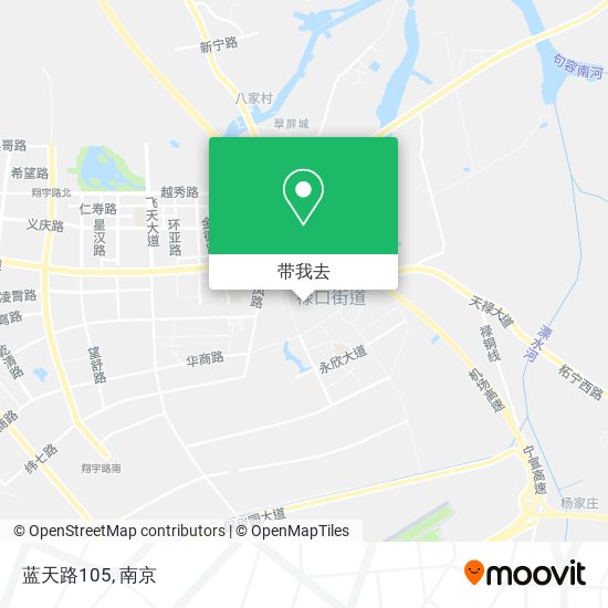 蓝天路105地图