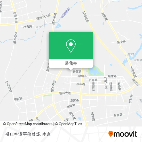 盛庄空港平价菜场地图