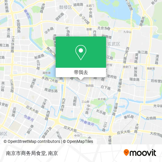 南京市商务局食堂地图