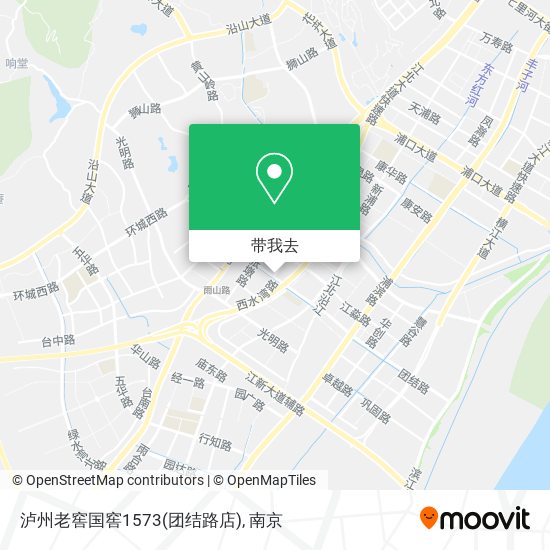 泸州老窖国窖1573(团结路店)地图