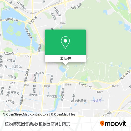植物博览园售票处(植物园南路)地图