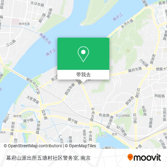 幕府山派出所五塘村社区警务室地图