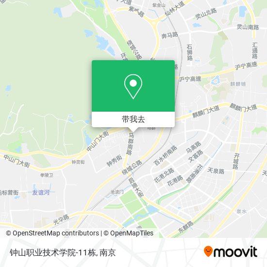 钟山职业技术学院-11栋地图