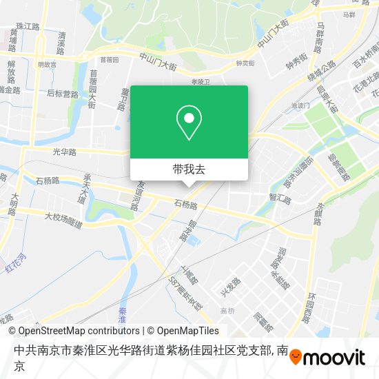 中共南京市秦淮区光华路街道紫杨佳园社区党支部地图