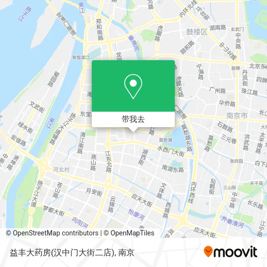 益丰大药房(汉中门大街二店)地图