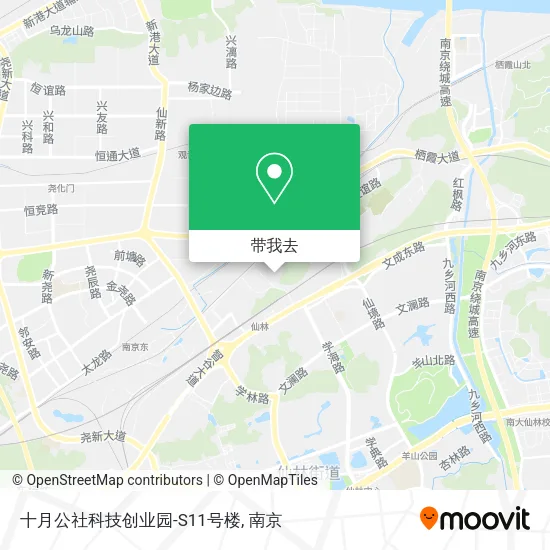 十月公社科技创业园-S11号楼地图