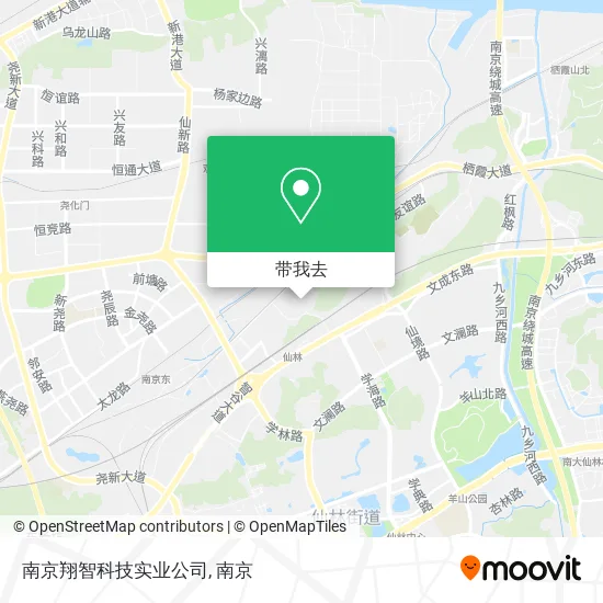 南京翔智科技实业公司地图