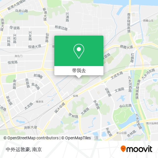 中外运敦豪地图