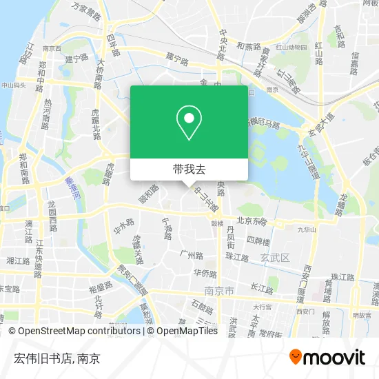 宏伟旧书店地图
