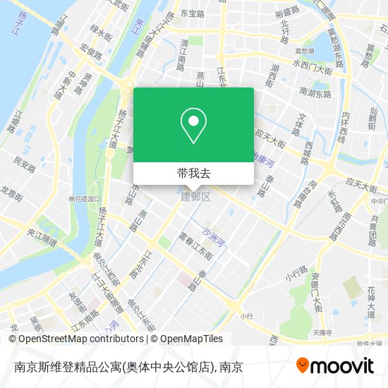 南京斯维登精品公寓(奥体中央公馆店)地图