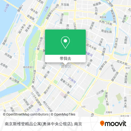 南京斯维登精品公寓(奥体中央公馆店)地图