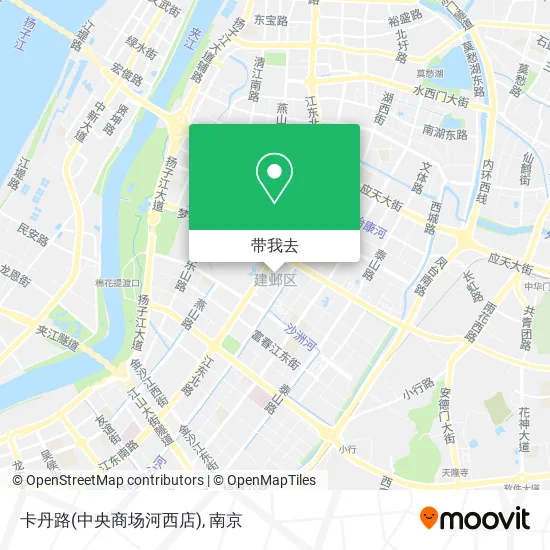 卡丹路(中央商场河西店)地图