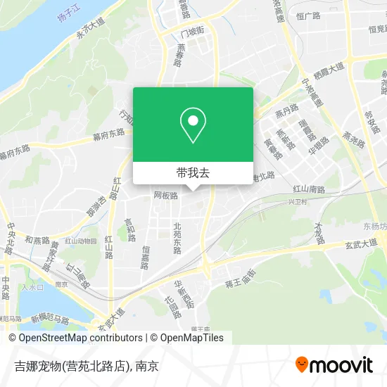吉娜宠物(营苑北路店)地图